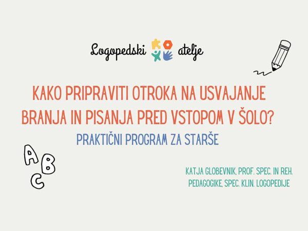 Kako pripraviti otroka na usvajanje branja in pisanja pred vstopom v šolo?