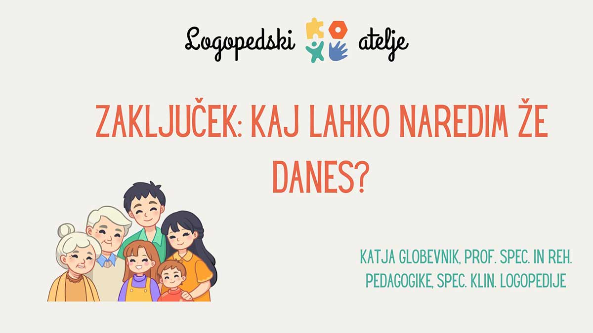 ZAKLJUČEK: Kaj lahko naredim že danes?
